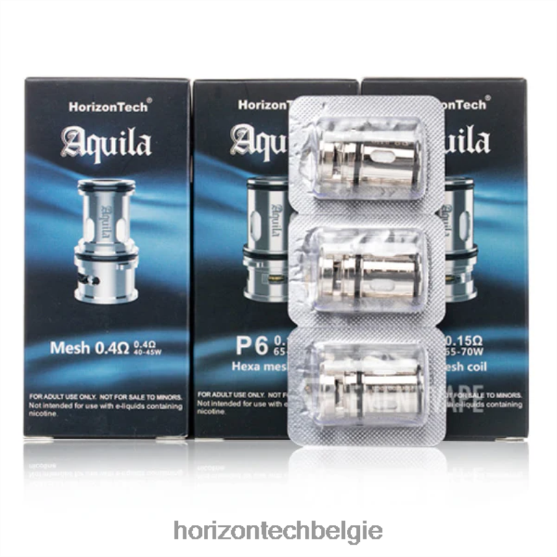 Horizontech Vape België - HorizonTech Aquila spoel (3-pack) 2684P183 p6 - 0,15 ohm (3-pack)