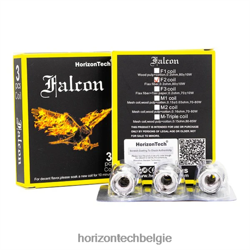 Horizontech Vape Kit - HorizonTech Falcon spoelen (3-pack) 2684P160 f2 spoel 0,2ohm