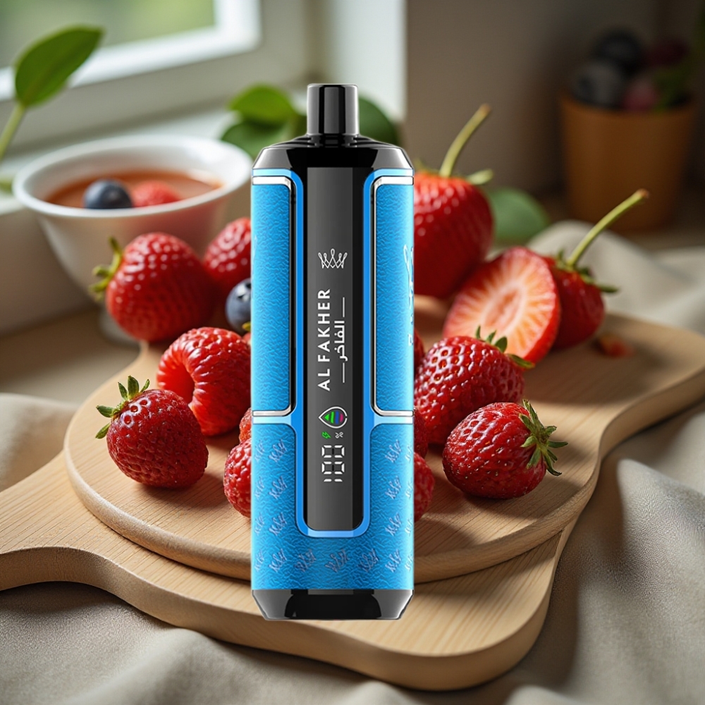 Al Fakher Crown Bar 15K Hypermax Wegwerp Vape Kit 22ml 600mAh Bessensap Ijs