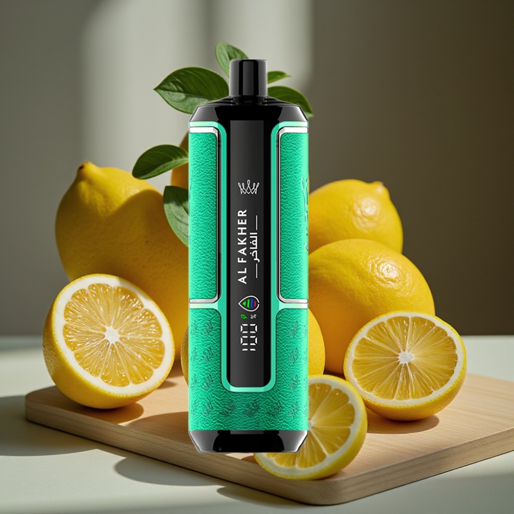 Al Fakher Crown Bar 15K Hypermax Wegwerp Vape Kit Citroen Munt 22ml 600mAh Type-C DTL 6mg/ml