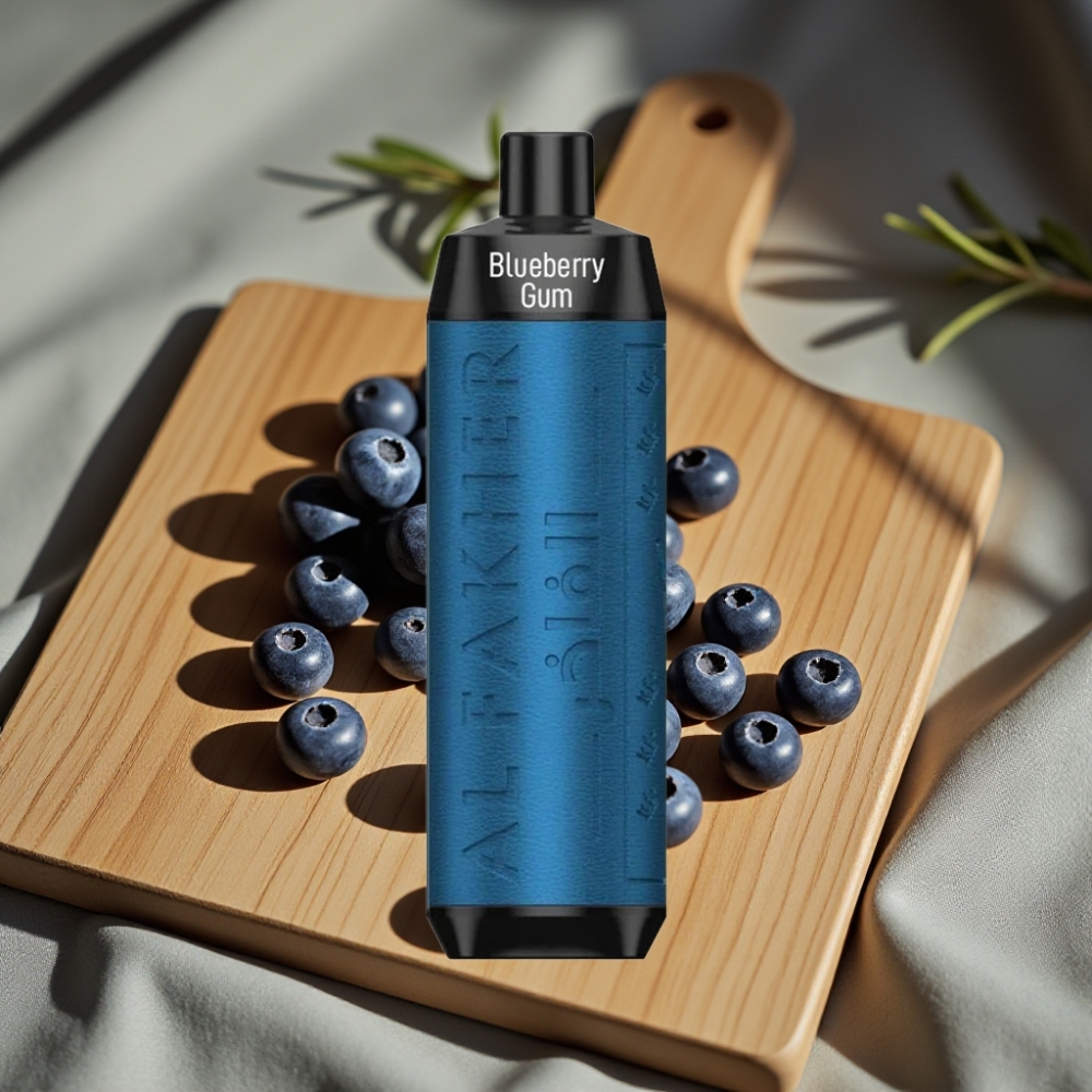 Al Fakher Crown Bar 8000 Crystal 600mAh USB-C 18ml 5mg 0.6ohm Blauwe Bommenkauwgom Disposable Vape