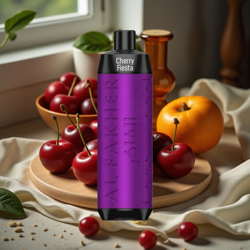 Al Fakher Crown Bar 8000 Crystal Disposable Vape 600mAh USB-C Kersenfeest