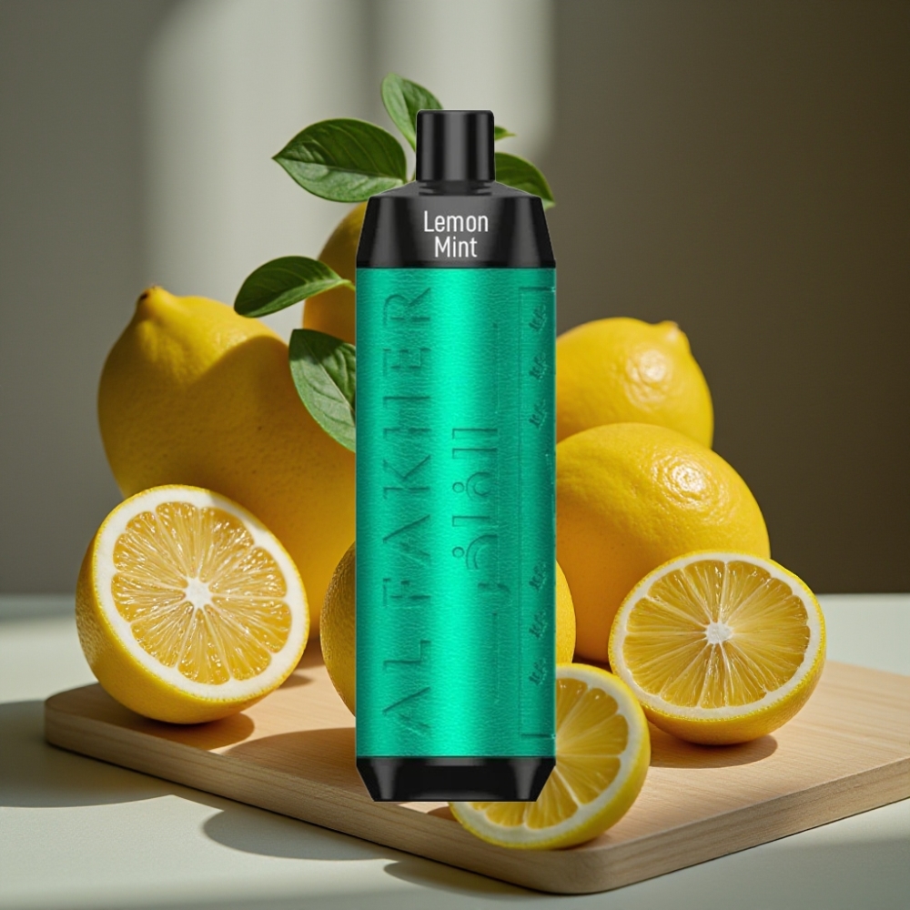 Al Fakher Crown Bar 8000 Crystal Disposable Vape Citroen Munt 600mAh USB-C 18ml 5mg 0.6ohm