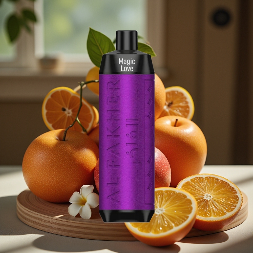 Al Fakher Crown Bar 8000 Crystal Disposable Vape Magische Liefde 600mAh USB-C 18ml 5mg 0.6ohm
