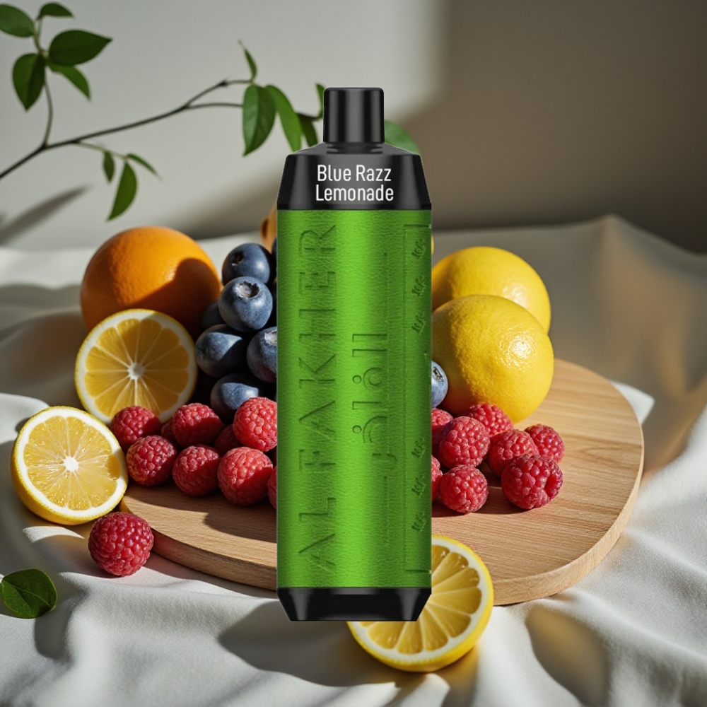 Al Fakher Crown Bar 8000 Crystal Wegwerp Vape Blauwe Framboos Limonade 600mAh 18ml 5mg