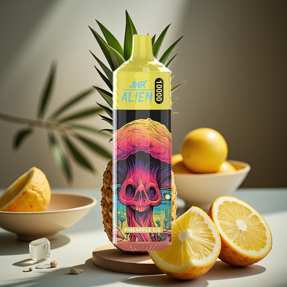 JNR Alien 10000 Puffs Disposable Vape Ananas IJs 850mAh 20ml Type-C RGB