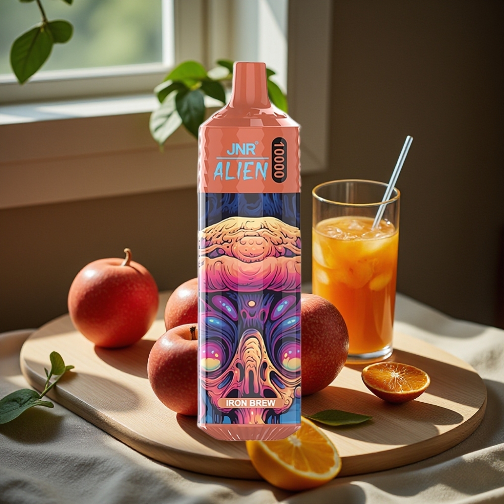 JNR Alien 10000 Puffs Disposable Vape IJzeren Drank 850mAh 20ml Type-C RGB