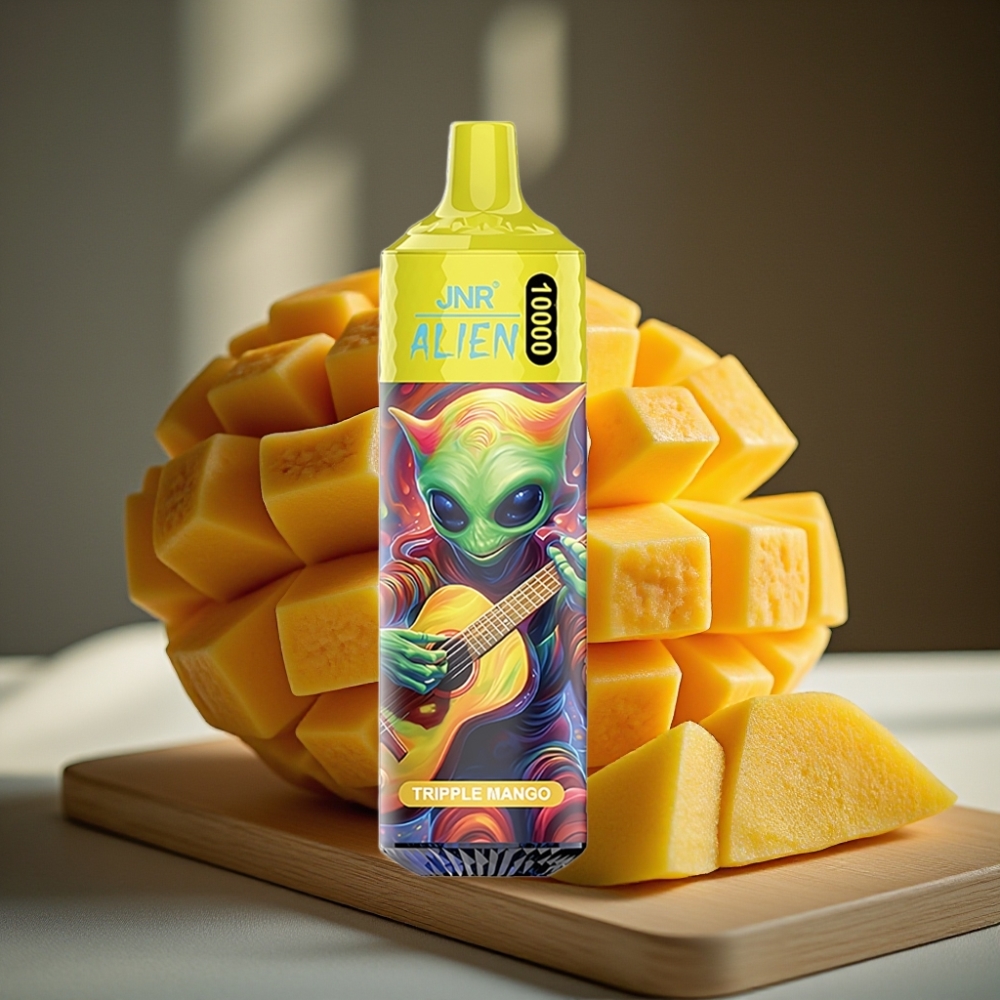 JNR Alien 10000 Puffs Disposable Vape Triple Mango 850mAh 1.2Ohm 20ml Type-C RGB