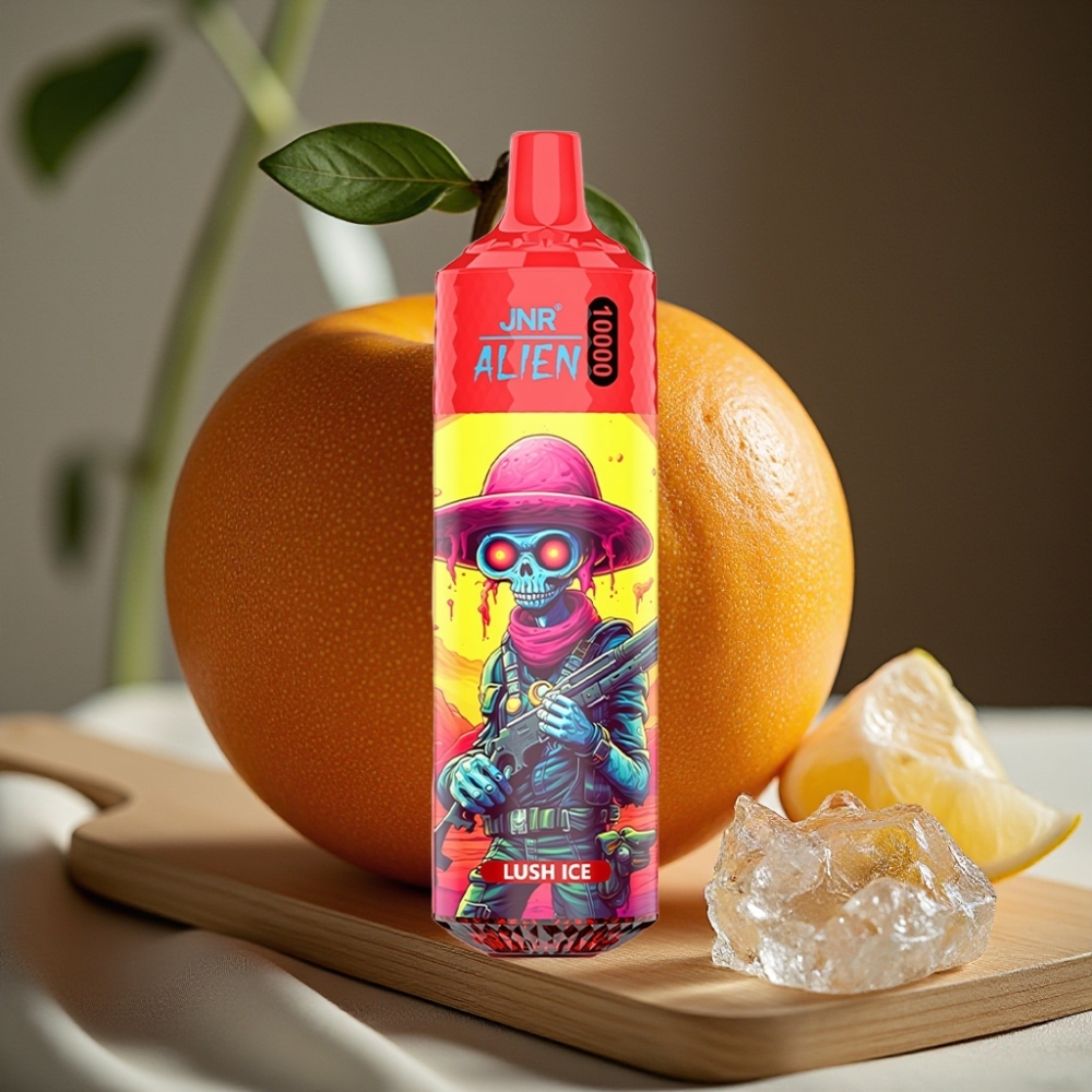 JNR Alien 10000 Puffs Disposable Vape Weelderig IJs 850mAh RGB LED Type-C