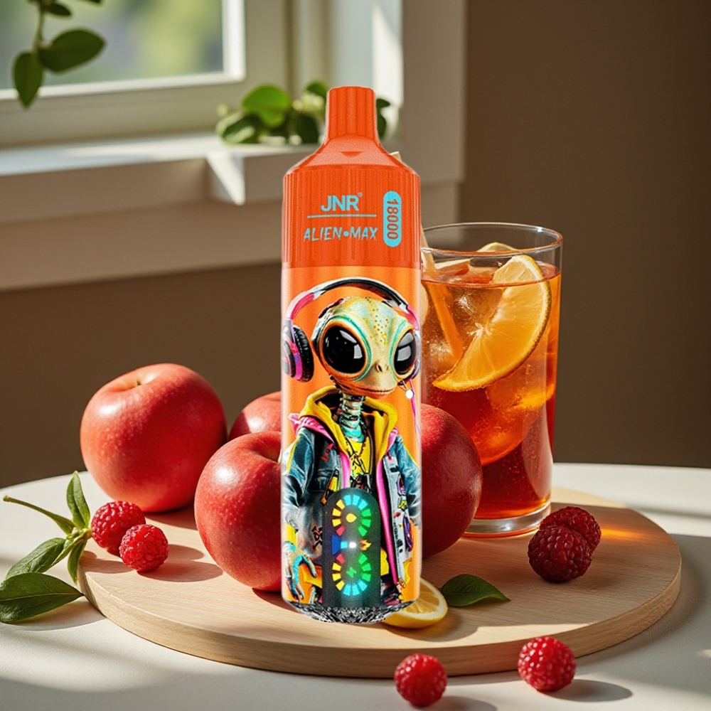 JNR Alien Max 18000 Puffs Disposable Vape Frisse Kersencola Smart LED Dual Mesh Type-C 28ml