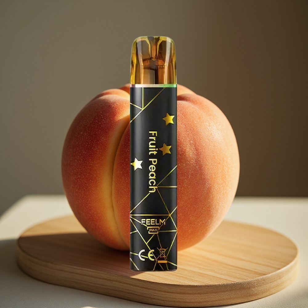 JNR Black&Golden 800 Puffs Disposable Vape Fruit Perzik 550mAh 2ml TPD 2% Nicotine