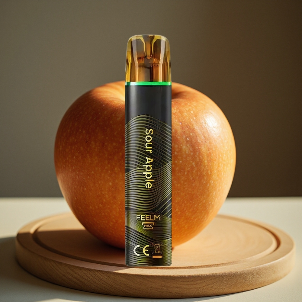 JNR Black&Golden 800 Puffs Disposable Vape Zure Appel 550mAh 2ml TPD 2% Nicotine