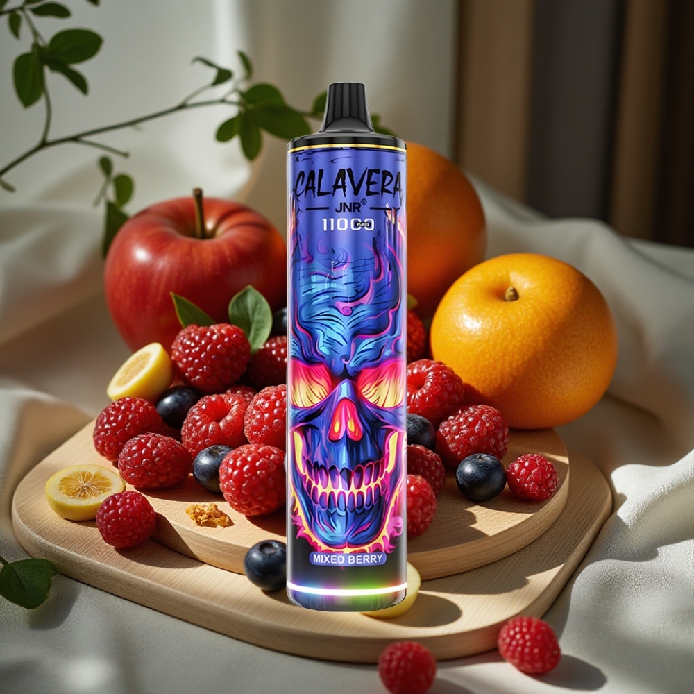 JNR Calavera 11000 Puffs Disposable Vape Gemengde Bes Type-C 850mAh 21ml 1.0ohm Mesh