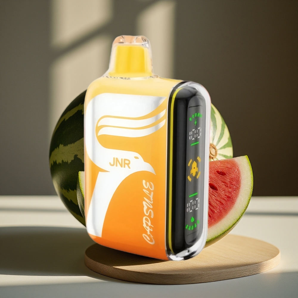 JNR Capsule 15000 Puffs Disposable Vape Watermeloen Lychee 850mAh 20ml 20W Dual Mesh Boost Type-C 2%5%