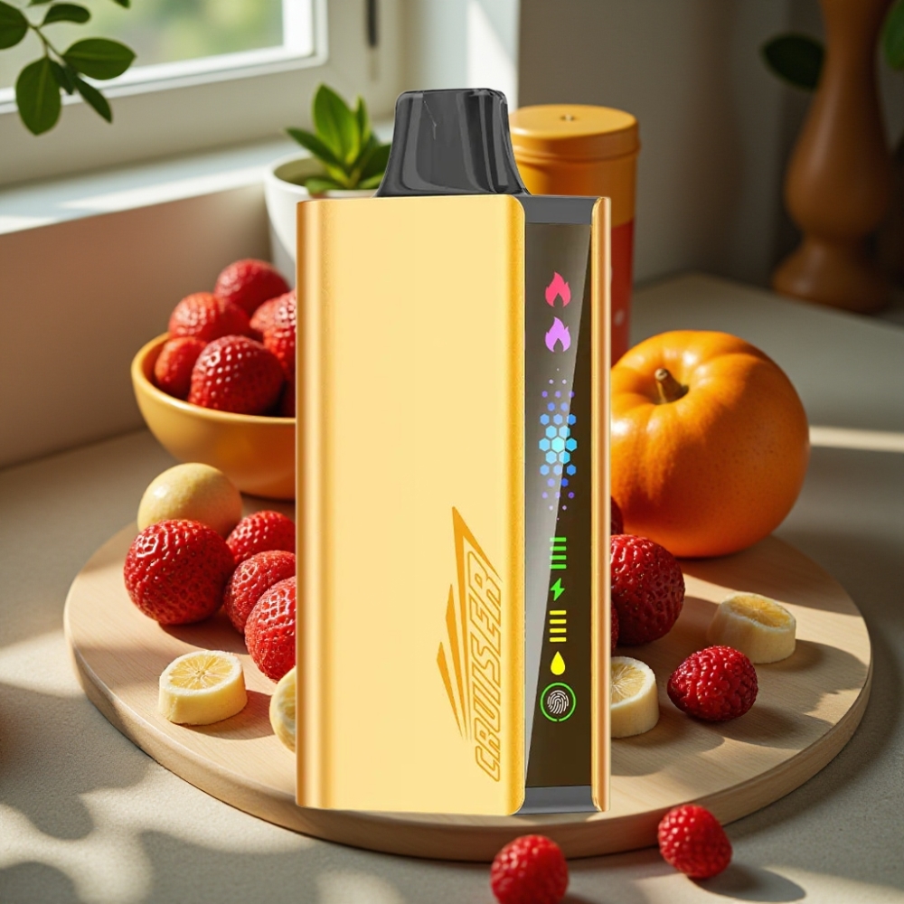 JNR Cruiser 12000 Puffs No-Charge Disposable Vape Chupa Chups Aardbei 3500mAh 25ml 50mg
