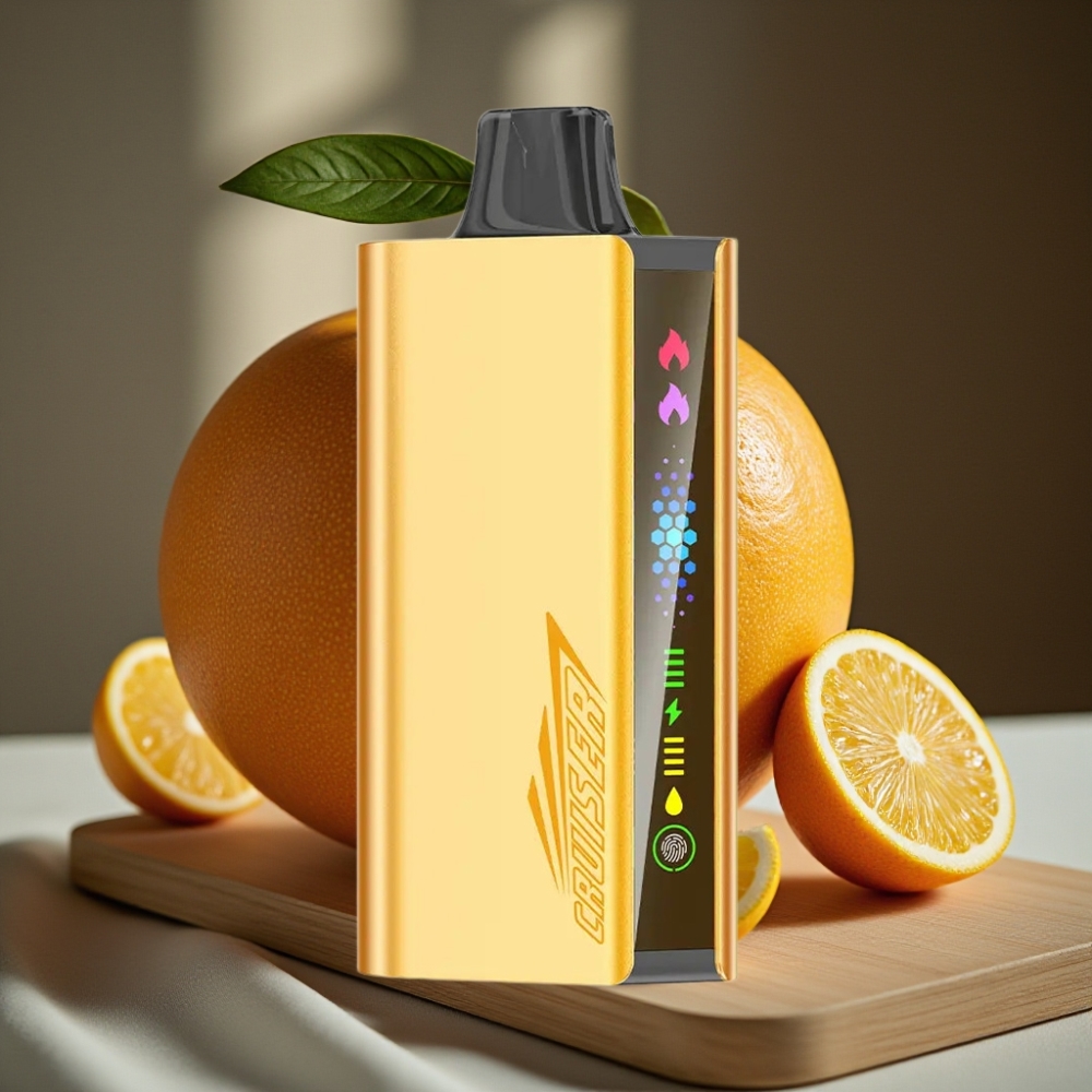 JNR Cruiser 12000 Puffs Oplaadbare Disposable Vape Koel Fanta Met 3500 mAh Batterij en Animation Scherm