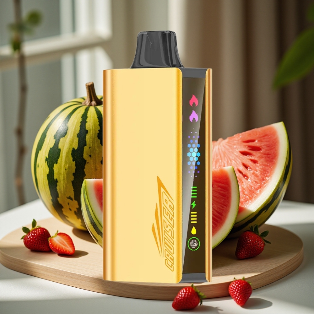 JNR Cruiser 12000 Puffs Opladen Niet Nodig Wegwerp Vape Aardbei Kokosnoot Watermeloen 3500 mAh Dual Mesh