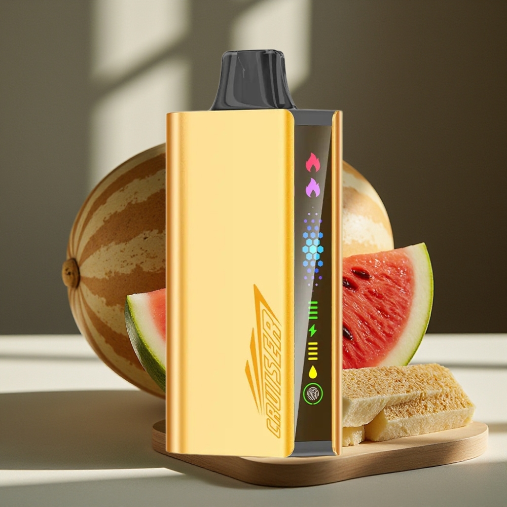 JNR Cruiser 12000 Puffs Opladen Niet Nodig Wegwerp Vape Watermeloen IJs 3500mAh 25ml