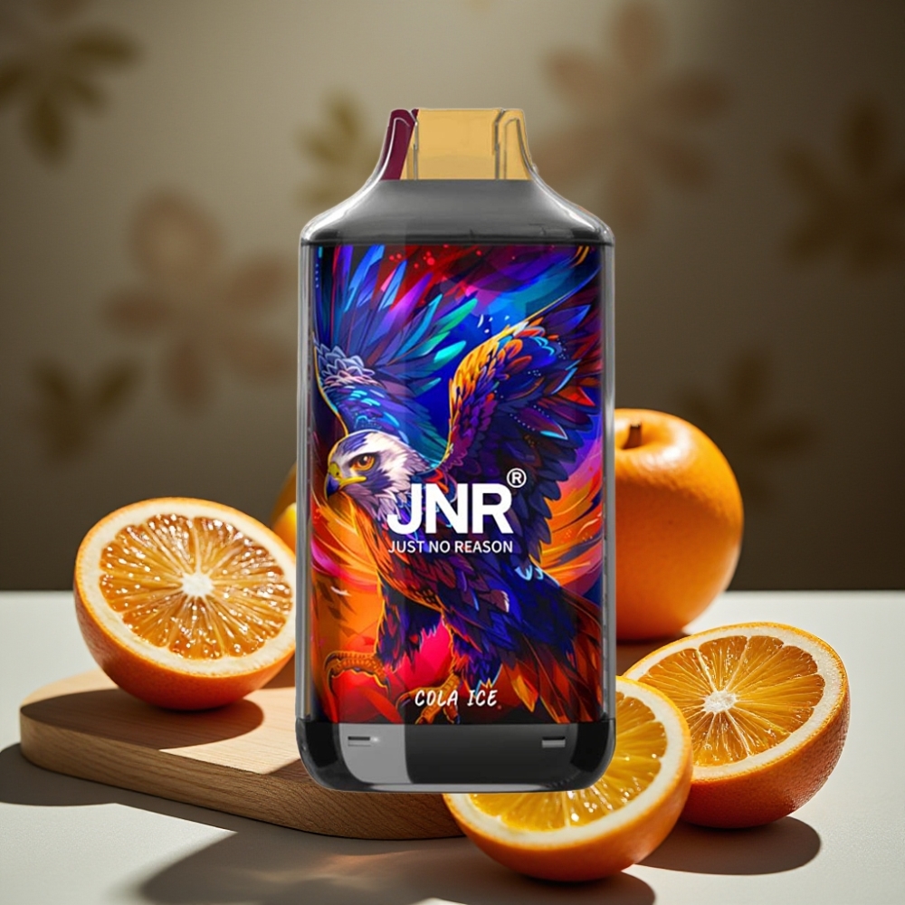 JNR Falcon 16000 Puffs Disposable Vape Cola IJs 850mAh 22ml Dual Mesh Coil Type C LED Display 0%2%