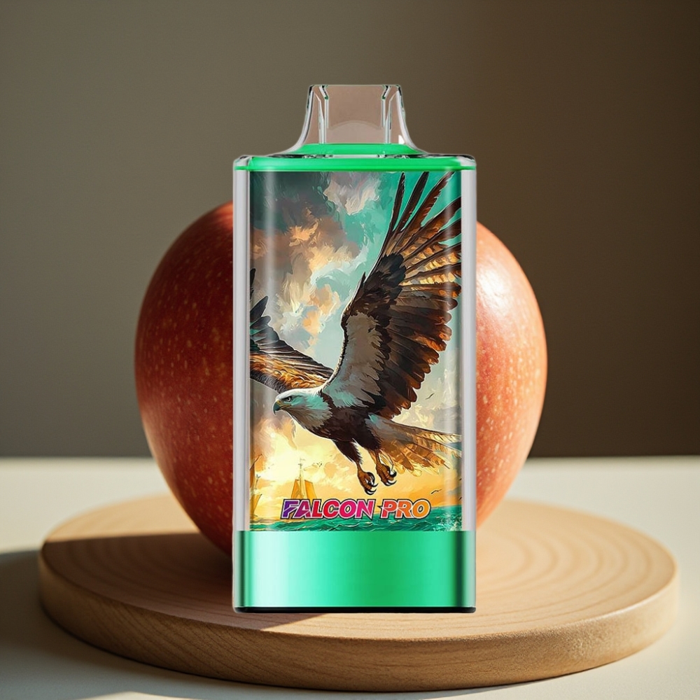 JNR Falcon Pro 28000 Disposable Vape Dubbel Appel 30ml 950mAh 5% Nicotine Smart Display Dual Mesh USB-C MTL