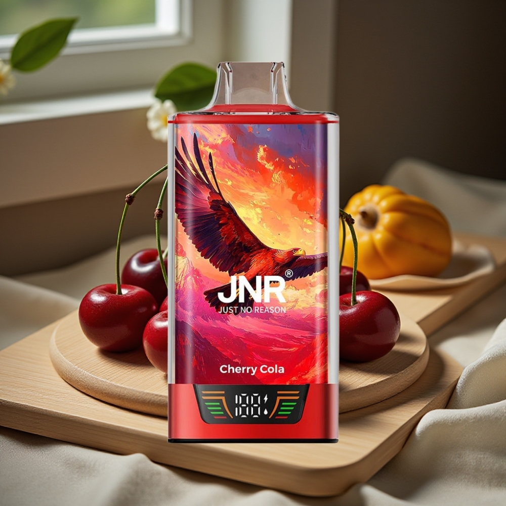 JNR Falcon Pro 28000 Disposable Vape Kers Cola 30ml 950mAh 5% Nicotine Smart Display Dual Mesh USB-C MTL
