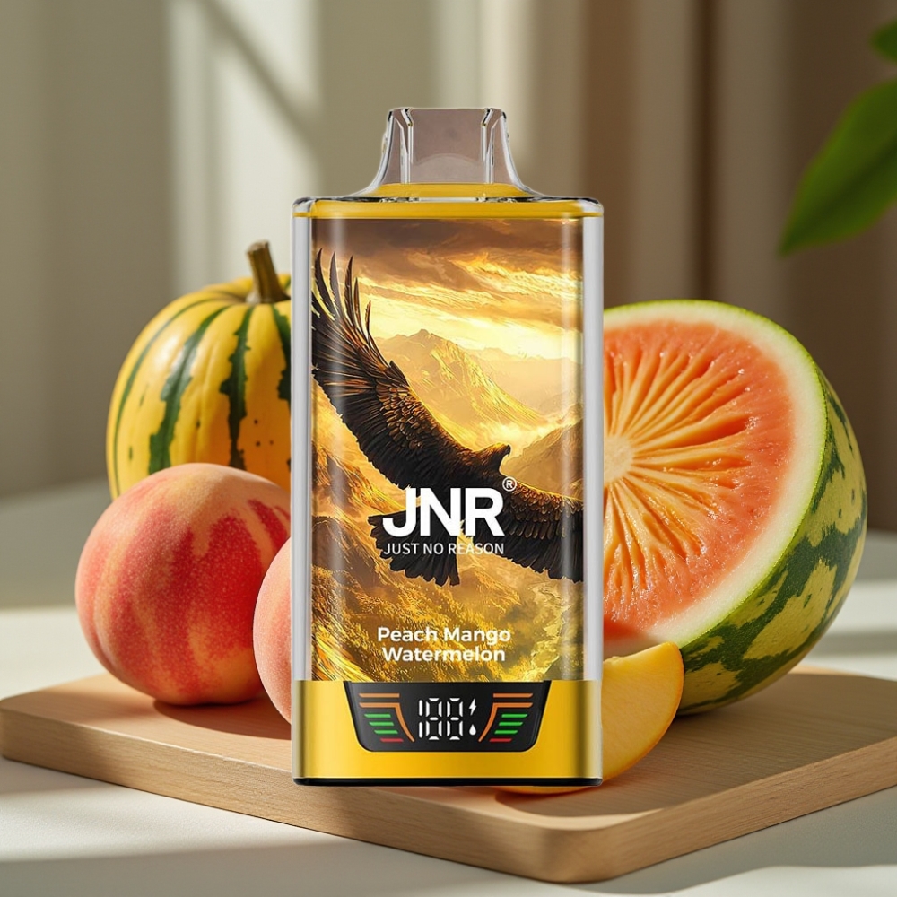 JNR Falcon Pro 28000 Disposable Vape Perzik Mango Watermeloen 30ml 950mAh 5%