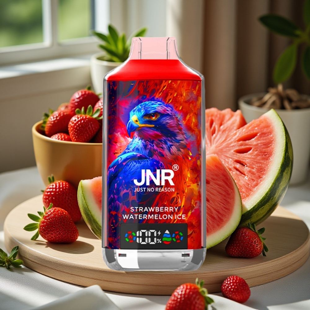 JNR Falcon X 18000 Puffs Disposable Vape Aardbei Watermeloen IJs 750mAh Typ-C