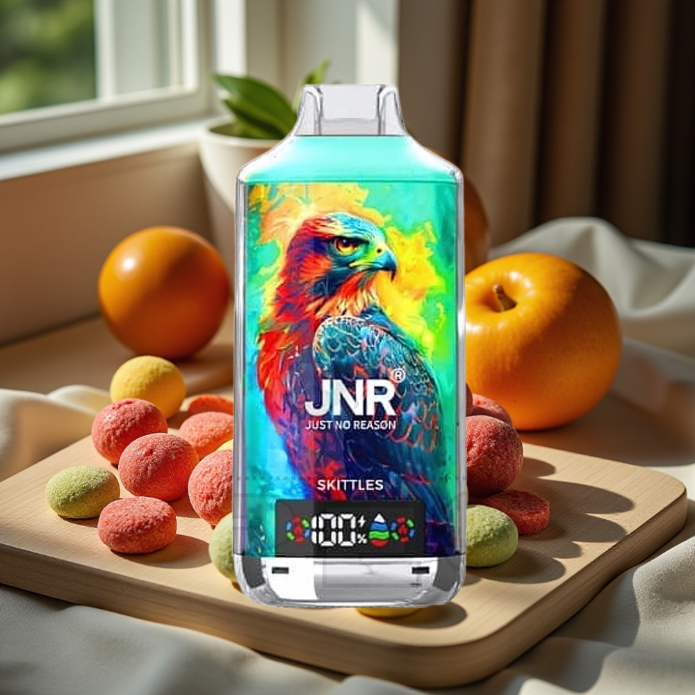 JNR Falcon X 18000 Puffs Disposable Vape Zure Regenboog 750mAh 24ml Dual Mesh Coil Type-C