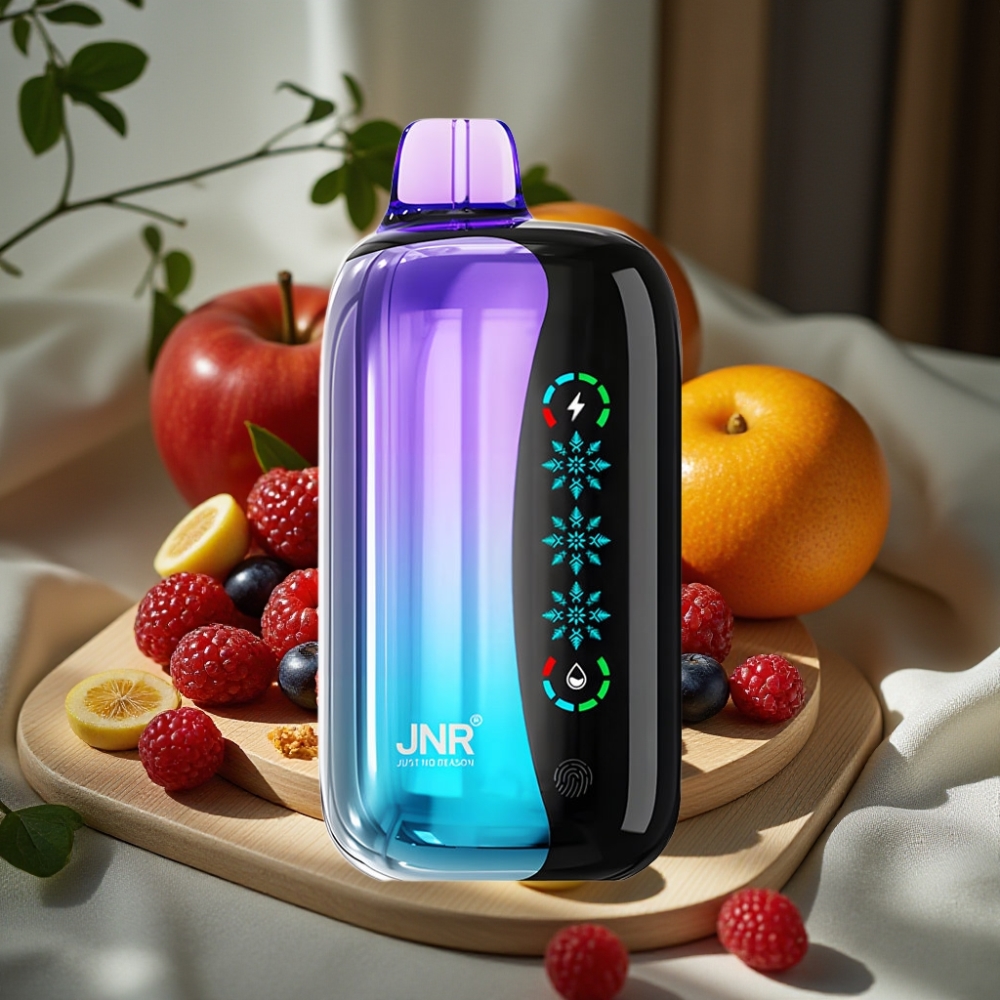 JNR Flex Ice 21000 Puffs Draagbare Vape Gemengde Bes Aanpasbare Ijs Aanraakscherm Type-C Luchtstroom