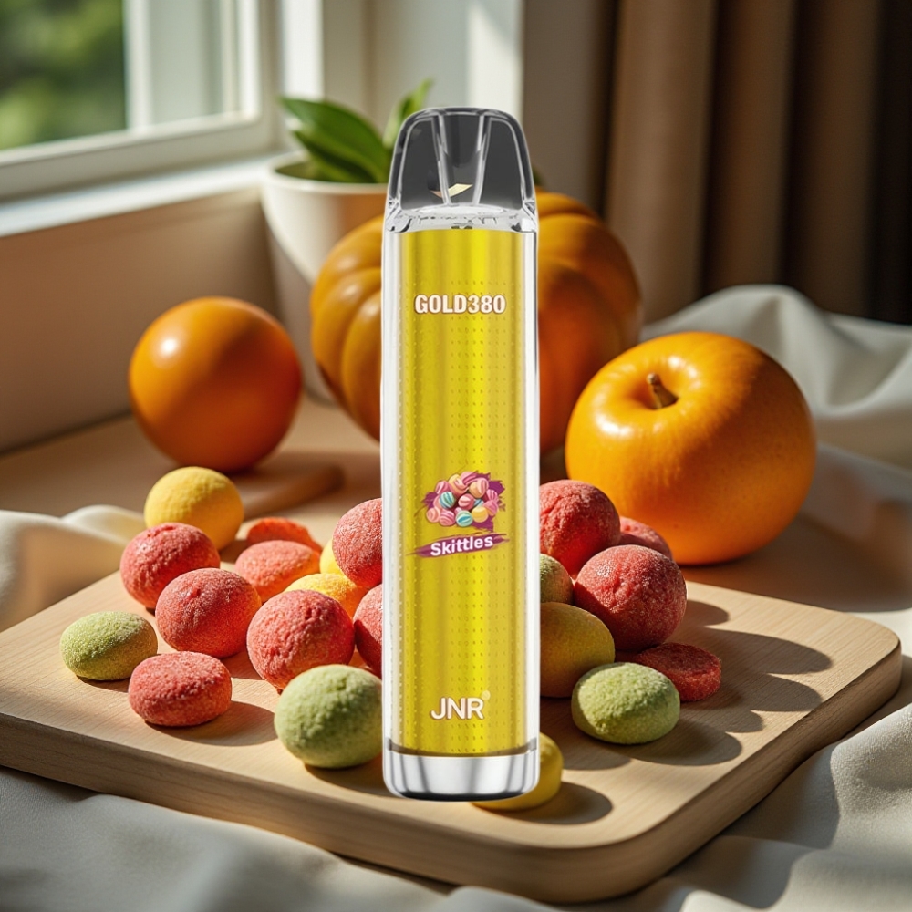 JNR Gold380 6000 Puffs Wegwerp Vape 1500mAh 13ml Regenboog