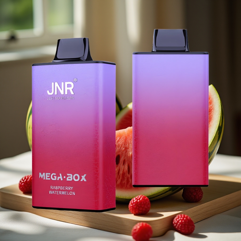 JNR Mega Box 25000 Puffs Disposable Vape Framboos Watermeloen 30ml 850mAh Dual Mesh Type-C