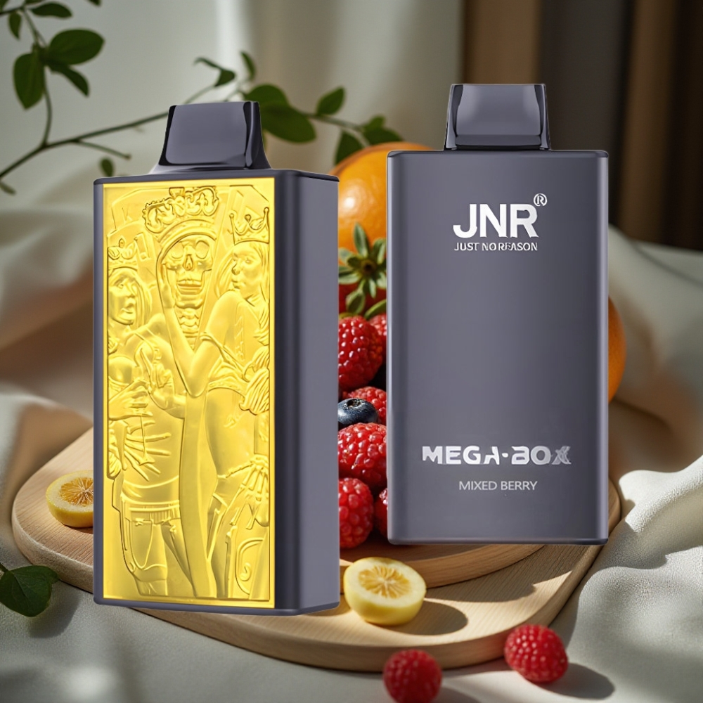 JNR Mega Box 25000 Puffs Disposable Vape Gemengde Bessen 30ml 850mAh Dual Mesh Coil Type-C