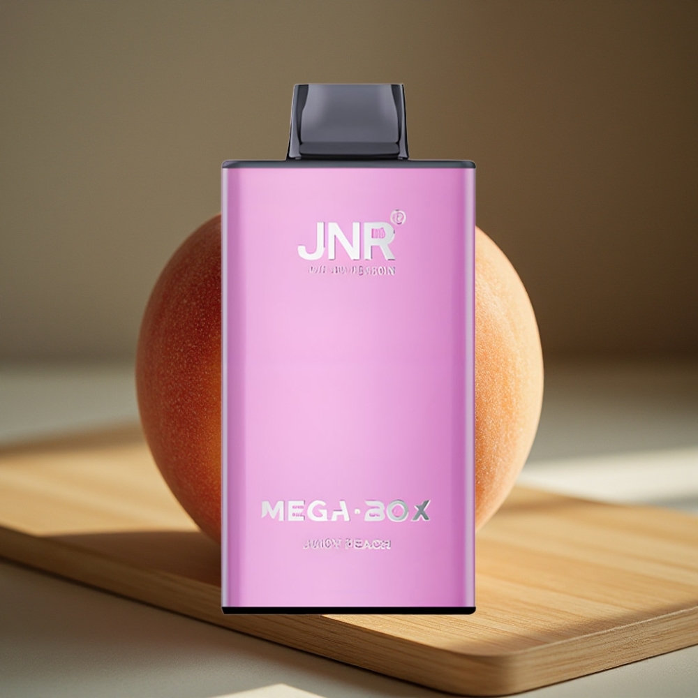 JNR Mega Box 25000 Puffs Disposable Vape Sappige Perzik 30ml 850mAh Dual Mesh Coil Type-C