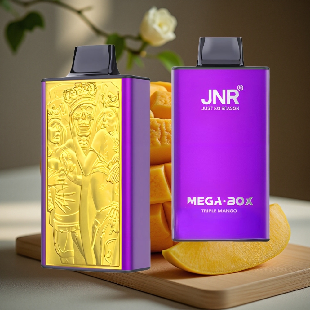 JNR Mega Box 25000 Puffs Disposable Vape Triple Mango 30ml 850mAh Dual Mesh Coil Type-C