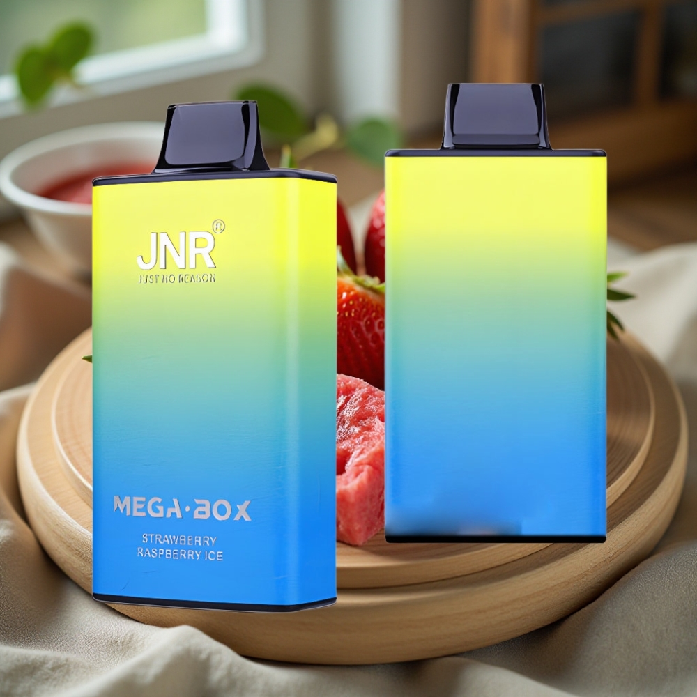 JNR Mega Box 25000 Puffs Wegwerp Vape Aardbei Framboos IJs 30ml 850mAh Dual Mesh Coil Type-C
