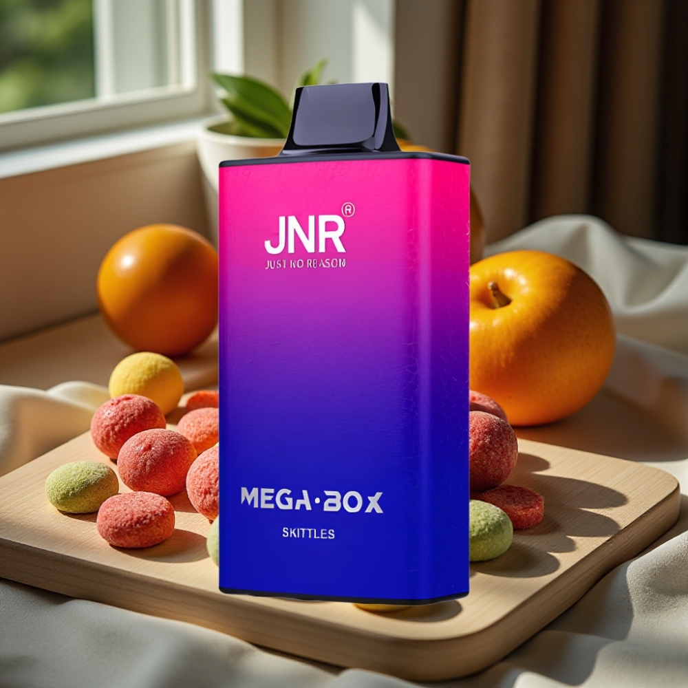 JNR Mega Box 25000 Puffs Wegwerp Vape Zure Regenboog 30ml 850mAh Dual Mesh Type-C