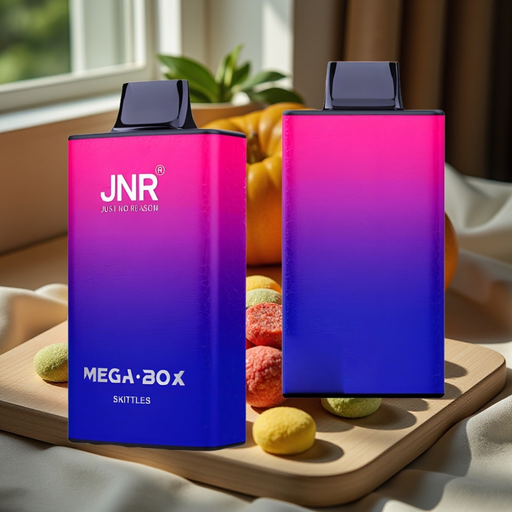 JNR Mega Box 25000 Puffs Wegwerp Vape Zure Regenboog 30ml 850mAh Dual Mesh Type-C