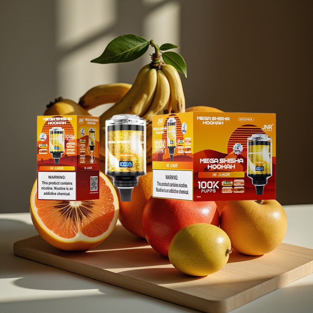 JNR Mega Shisha Hookah 100K Desktop Compatibility Mijn Liefde 60ml 2200mAh Type-C