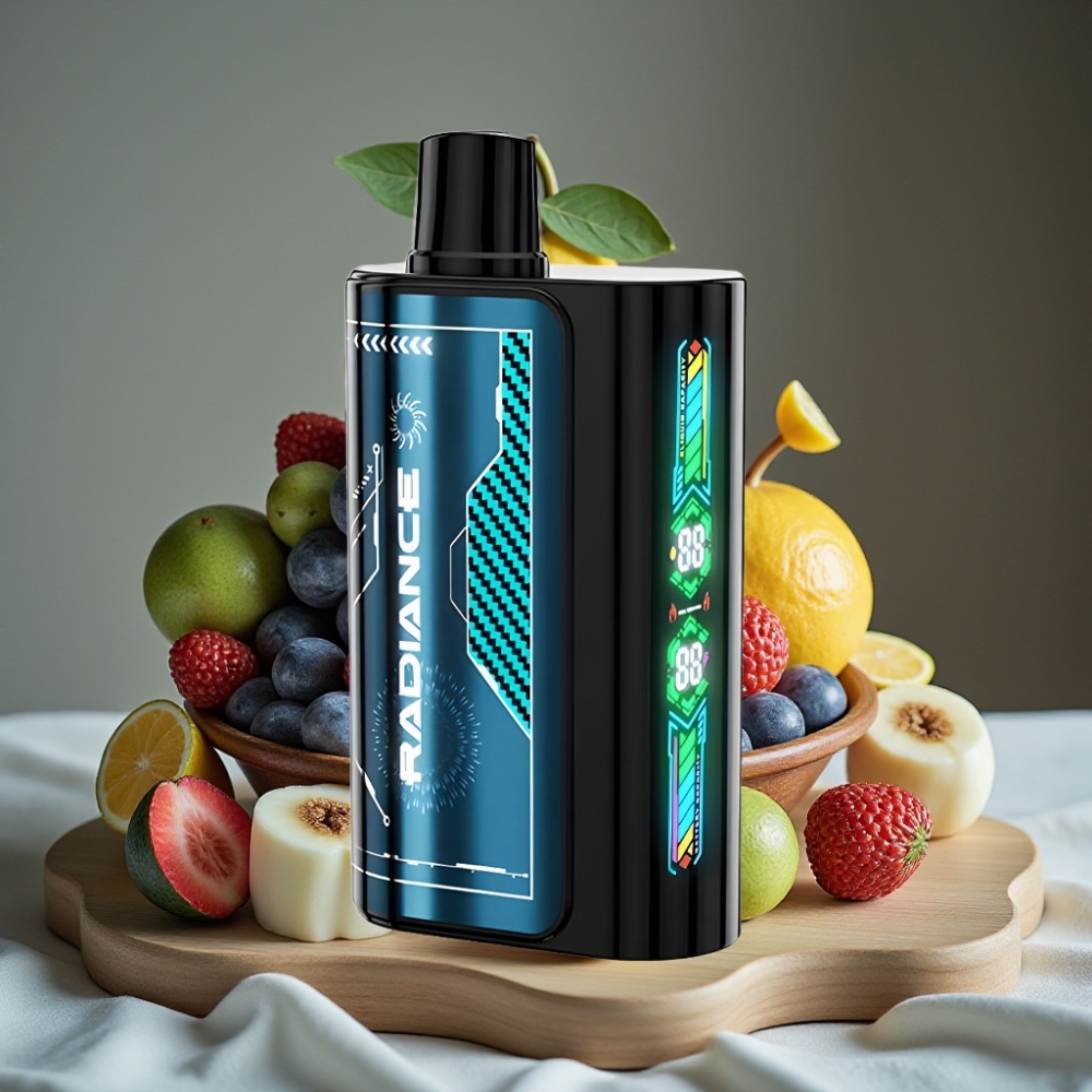 JNR Radiance 31000 Puffs 28ml Dual Mesh Coil Type-C BLAAUWE FRAMBOOS IJS Disposable Vape
