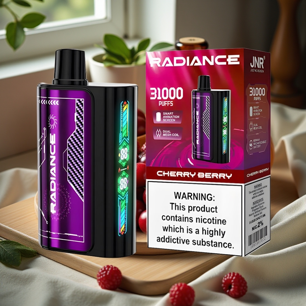 JNR Radiance 31000 Puffs 28ml Dual Mesh Coil Type-C Disposable Vape KERSBES