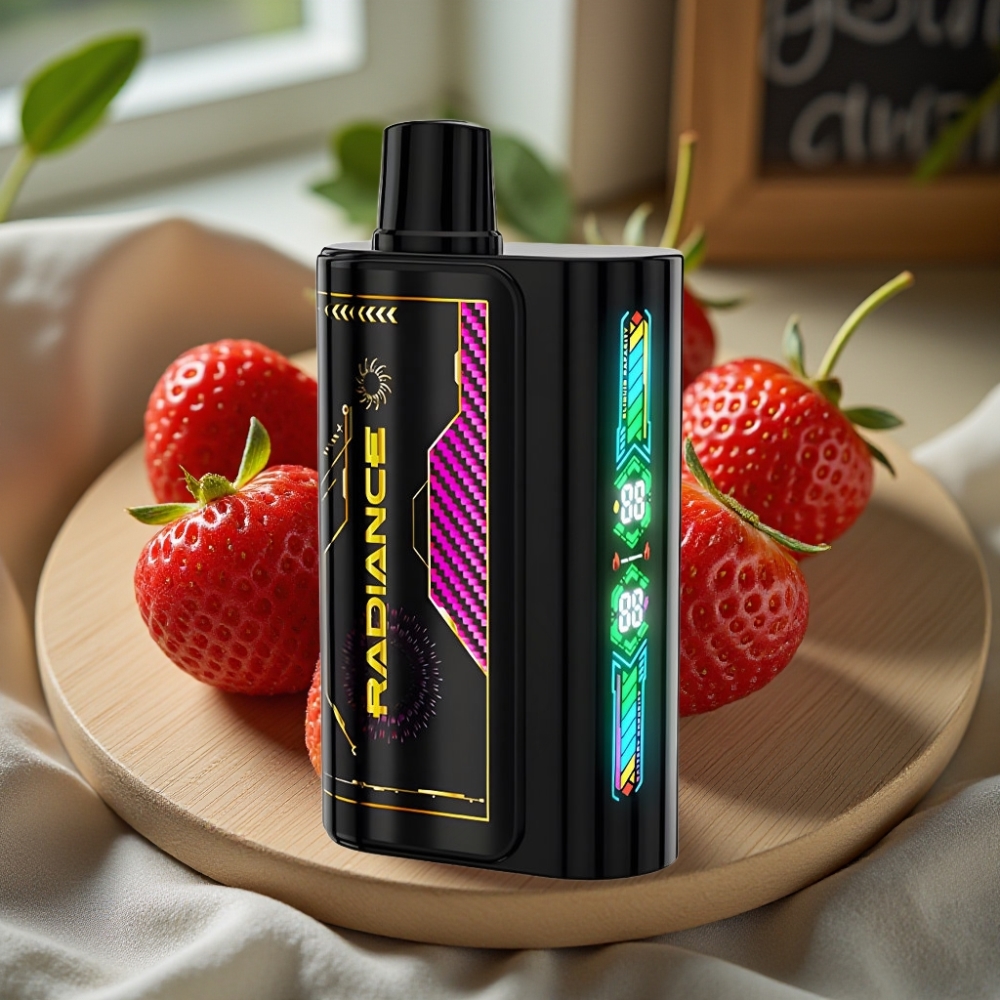 JNR Radiance 31000 Puffs 28ml Dual Mesh Coil Type-C Oplaadbaar Aardbei IJs Disposable Vape