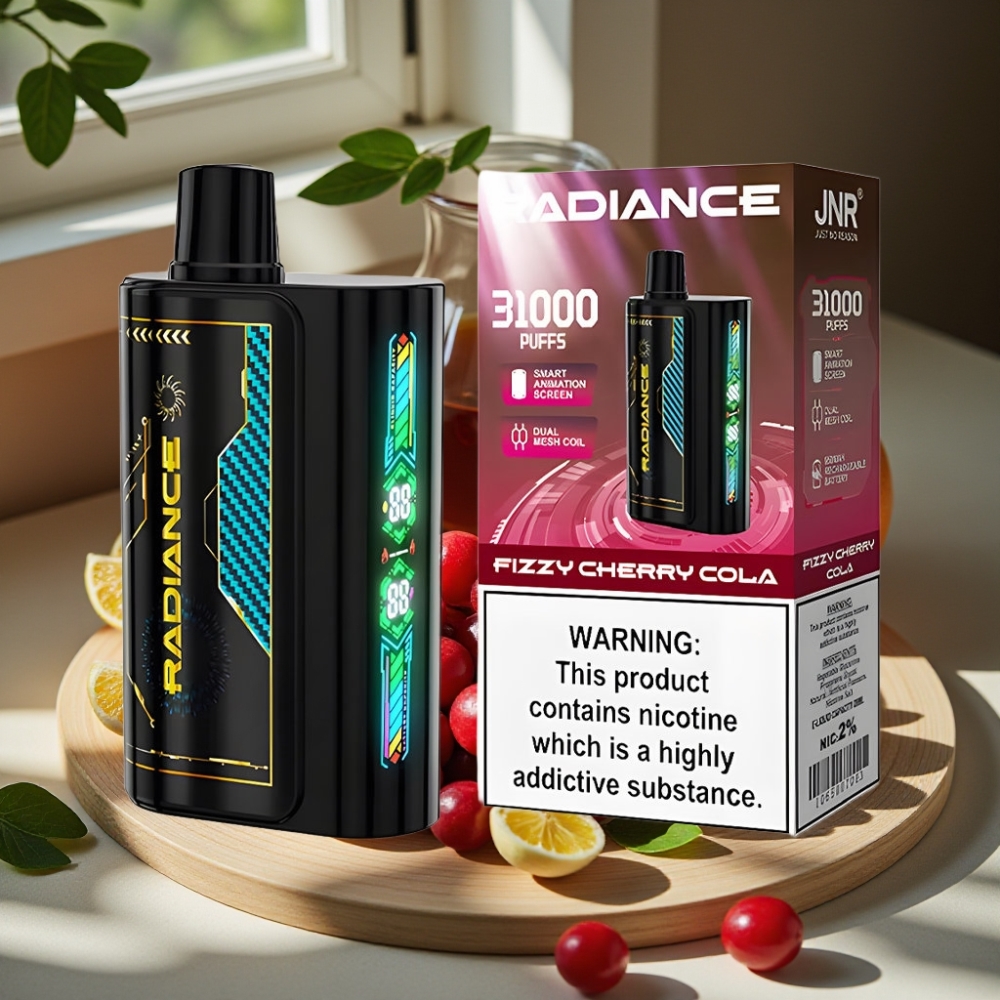 JNR Radiance 31000 Puffs Disposable Vape 28ml Dual Mesh 950mAh Type-C PRIKCHERCOLA
