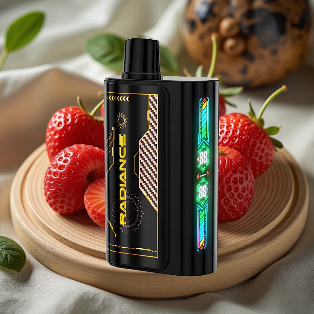 JNR Radiance 31000 Puffs Disposable Vape AARDBEI FRAMBOOS KERS IJS 28ml Dual Mesh 950mAh Type-C