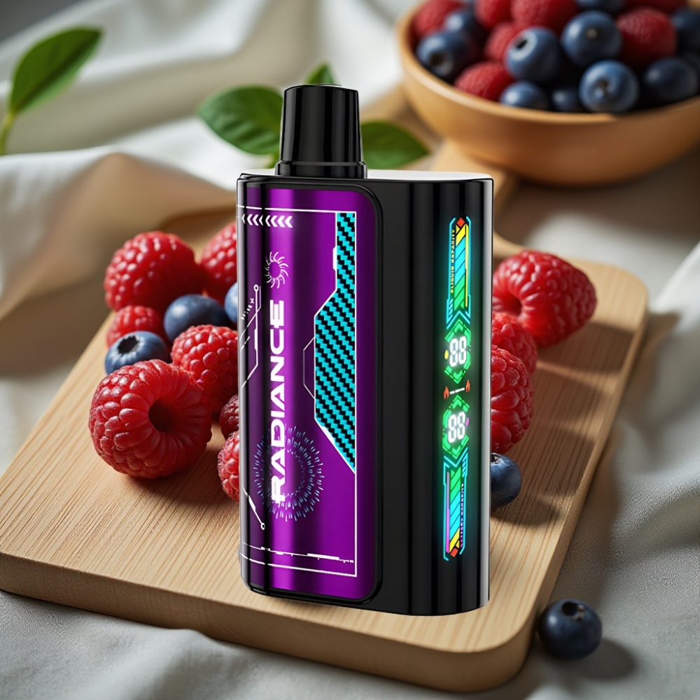 JNR Radiance 31000 Puffs Disposable Vape BLUEBERRY SOUR RASPBERRY 28ml Dual Mesh Coil 950mAh