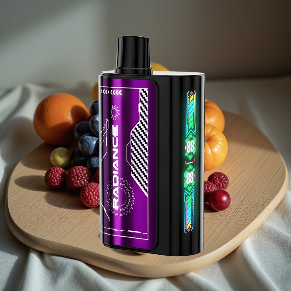 JNR Radiance 31000 Puffs Disposable Vape BLauwe Framboos Kers 28ml Dual Mesh 950mAh Type-C