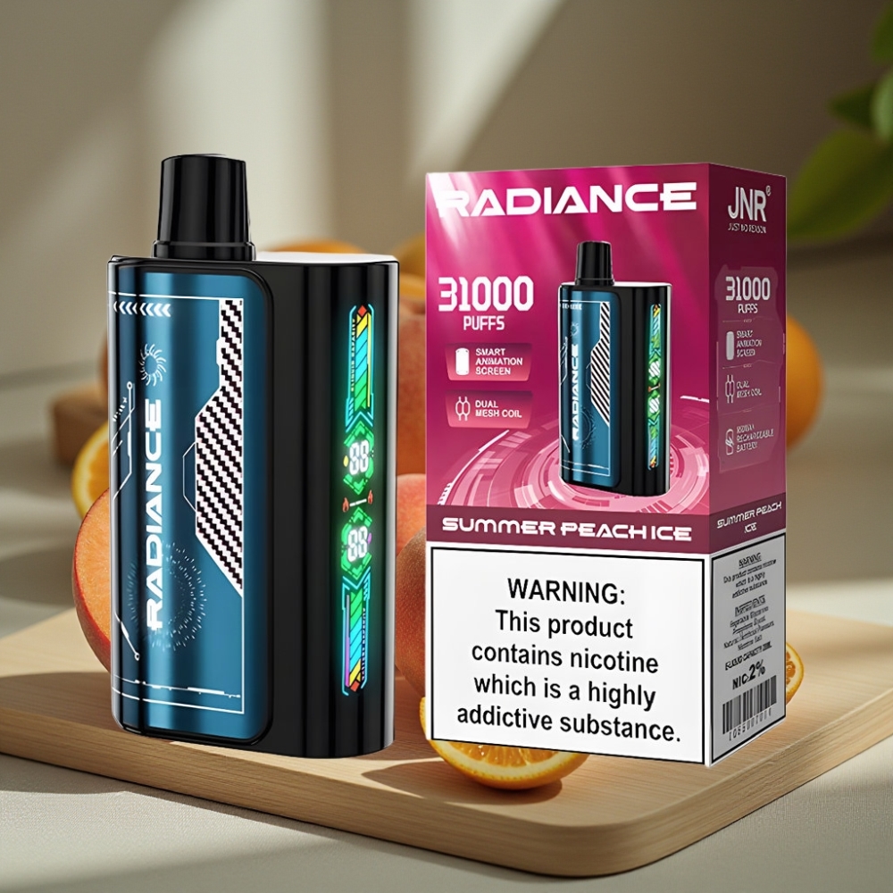 JNR Radiance 31000 Puffs Disposable Vape ZOMERPERZIK IJS 28ml Dual Mesh 950mAh