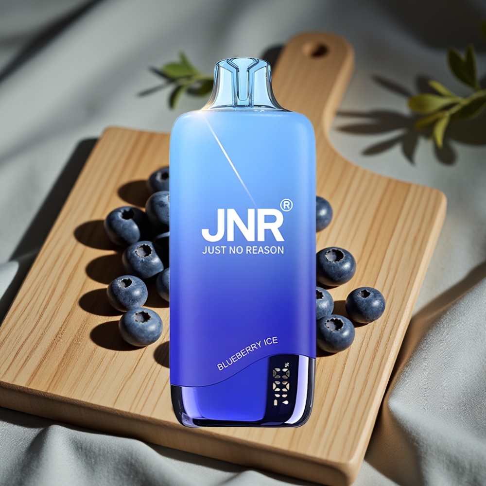 JNR Rainbow 10500 Puffs Disposable Vape Blauwe Bes IJs 600mAh 18ml USB-C 0.8ohm Mesh