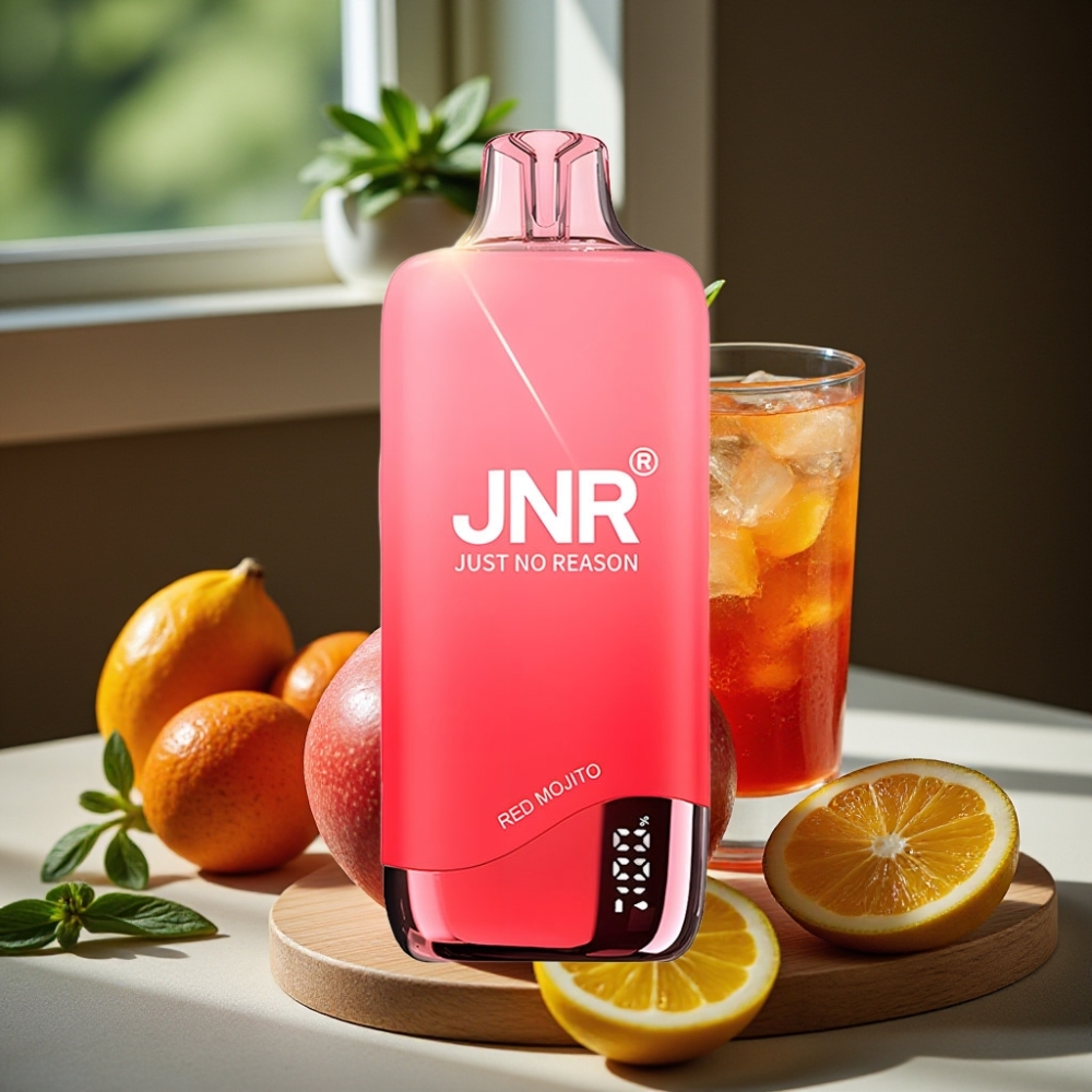 JNR Rainbow 10500 Puffs Disposable Vape Rode Mojito 600mAh USB-C 18ml 0.8ohm Mesh