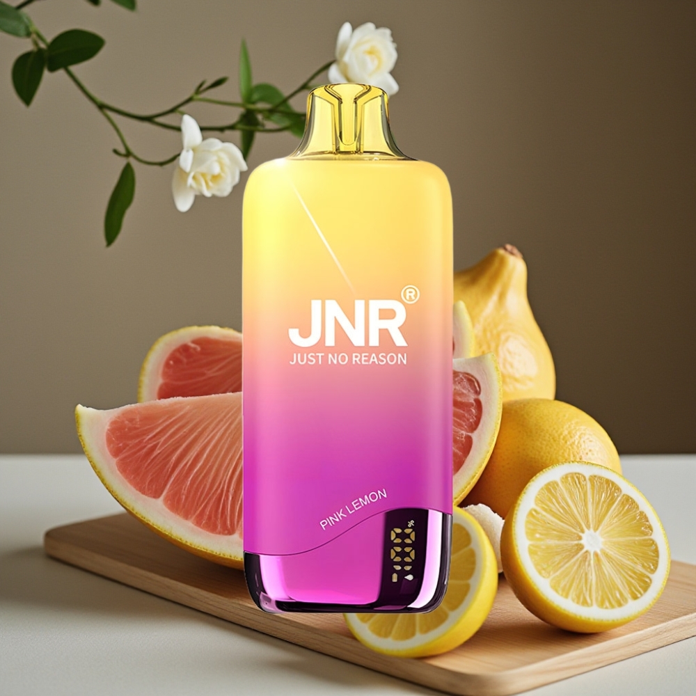 JNR Rainbow 10500 Puffs Disposable Vape Roze Citroen 600mAh 18ml 0.8ohm USB-C