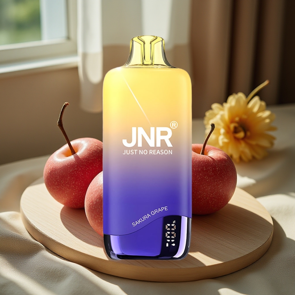 JNR Rainbow 10500 Puffs Disposable Vape Sakura Druif 600mAh USB-C Mesh Coil